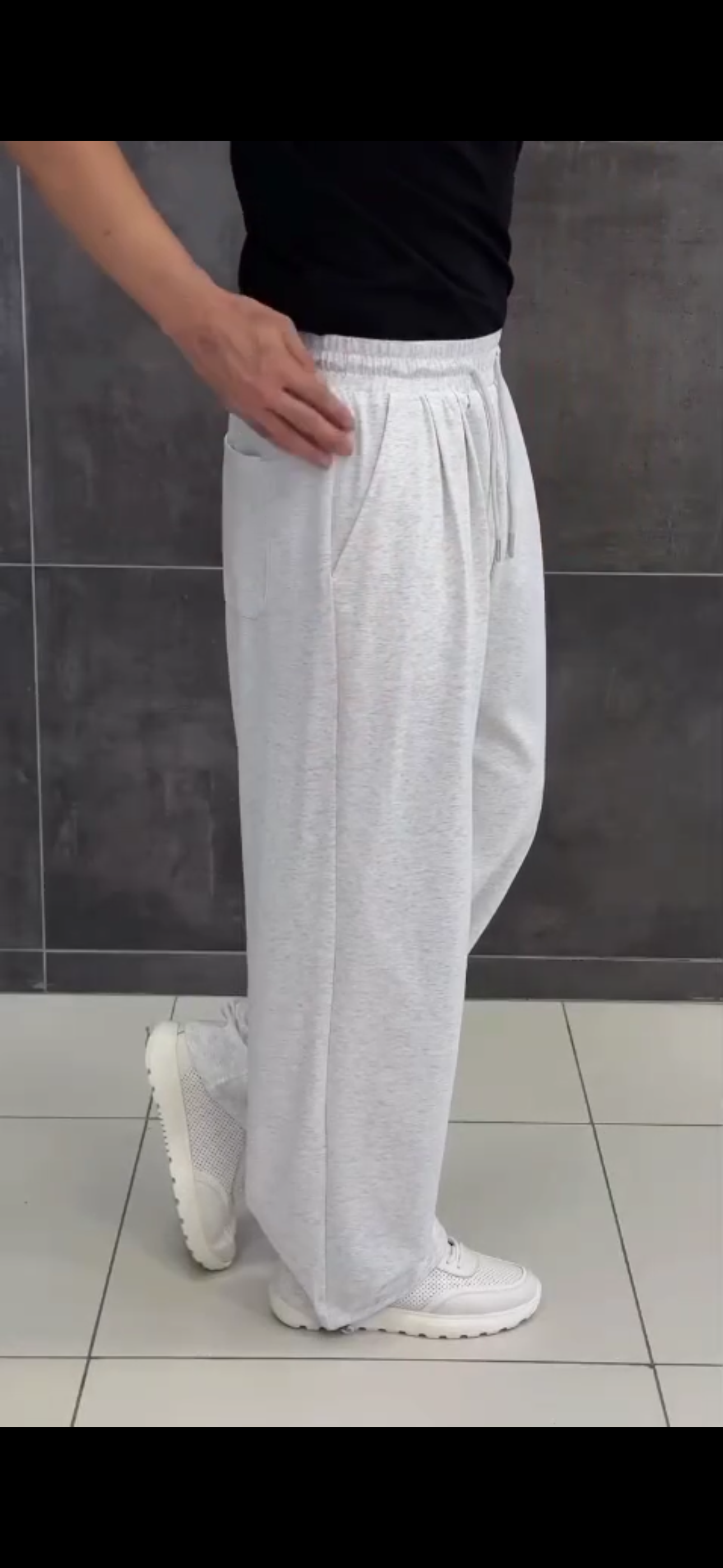 Track Ballon Wide Leg Cotton 100% (مخزن R201)