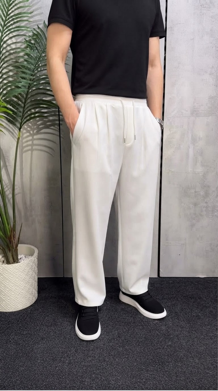 Track Ballon Wide Leg Cotton 100% (مخزن R201)