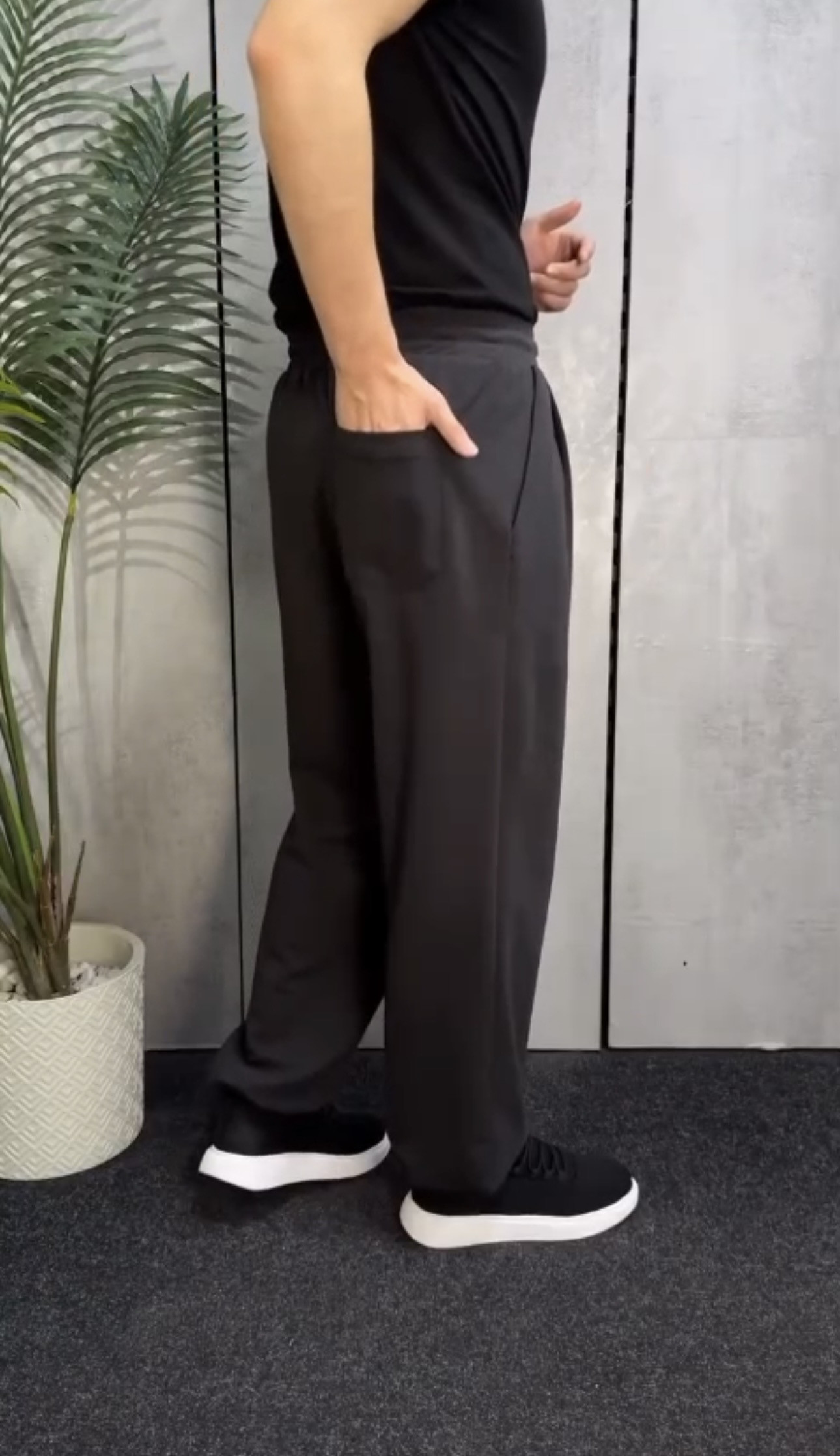 Track Ballon Wide Leg Cotton 100% (مخزن R201)