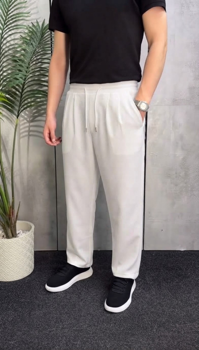 Track Ballon Wide Leg Cotton 100% (مخزن R201)