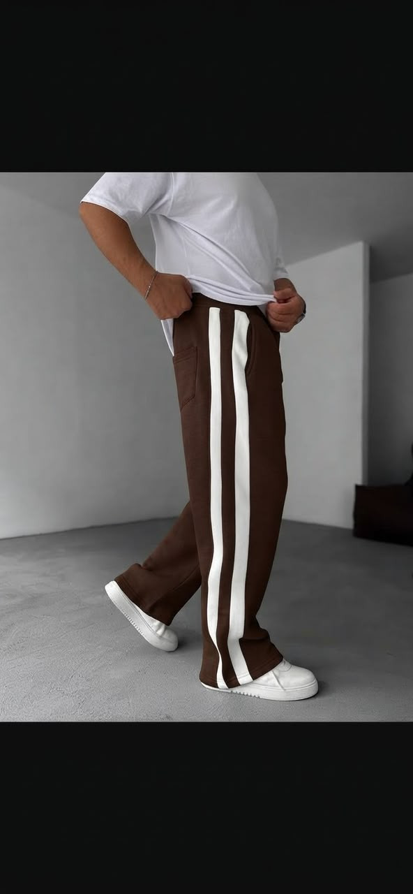 track sweatpants wide leg