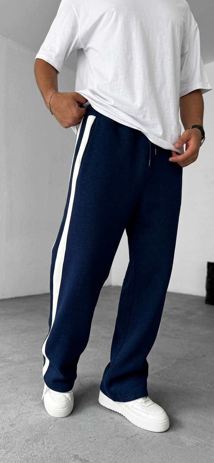track sweatpants wide leg