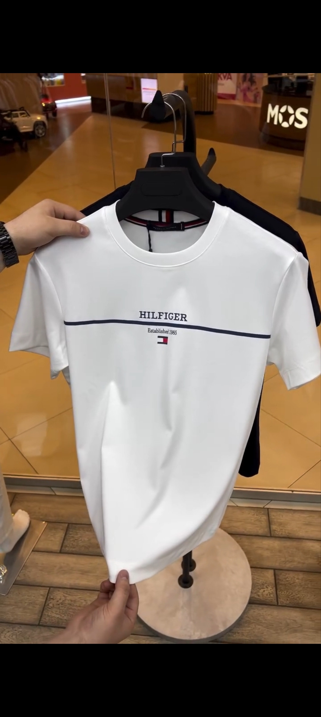 تيشرت HILFIGER  Established 1985 كود ner3 قطن صافي (مخزن 166)