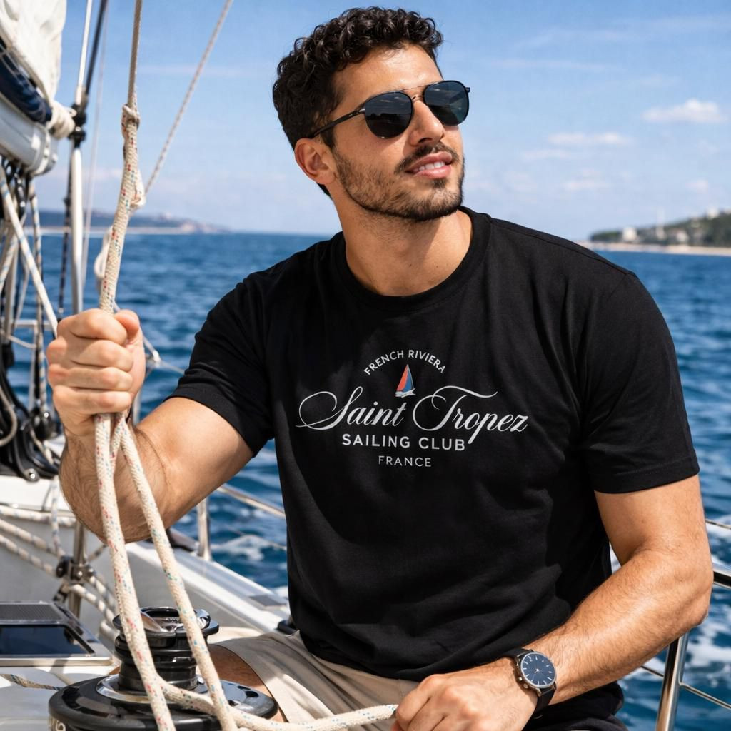 SAILING CLUB T-Shirt 1037 (مخزن H14)