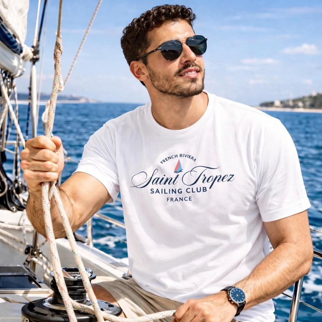 SAILING CLUB T-Shirt 1037 (مخزن H14)
