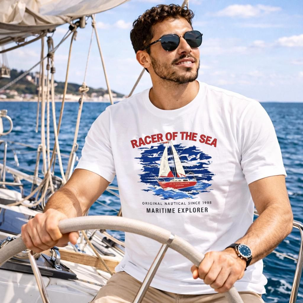 RACER OF THE SEA T-Shirt 1039 (مخزن H14)