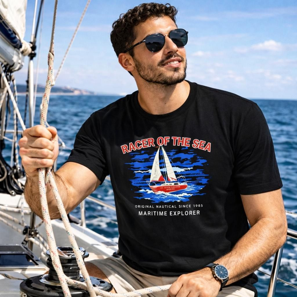 RACER OF THE SEA T-Shirt 1039 (مخزن H14)