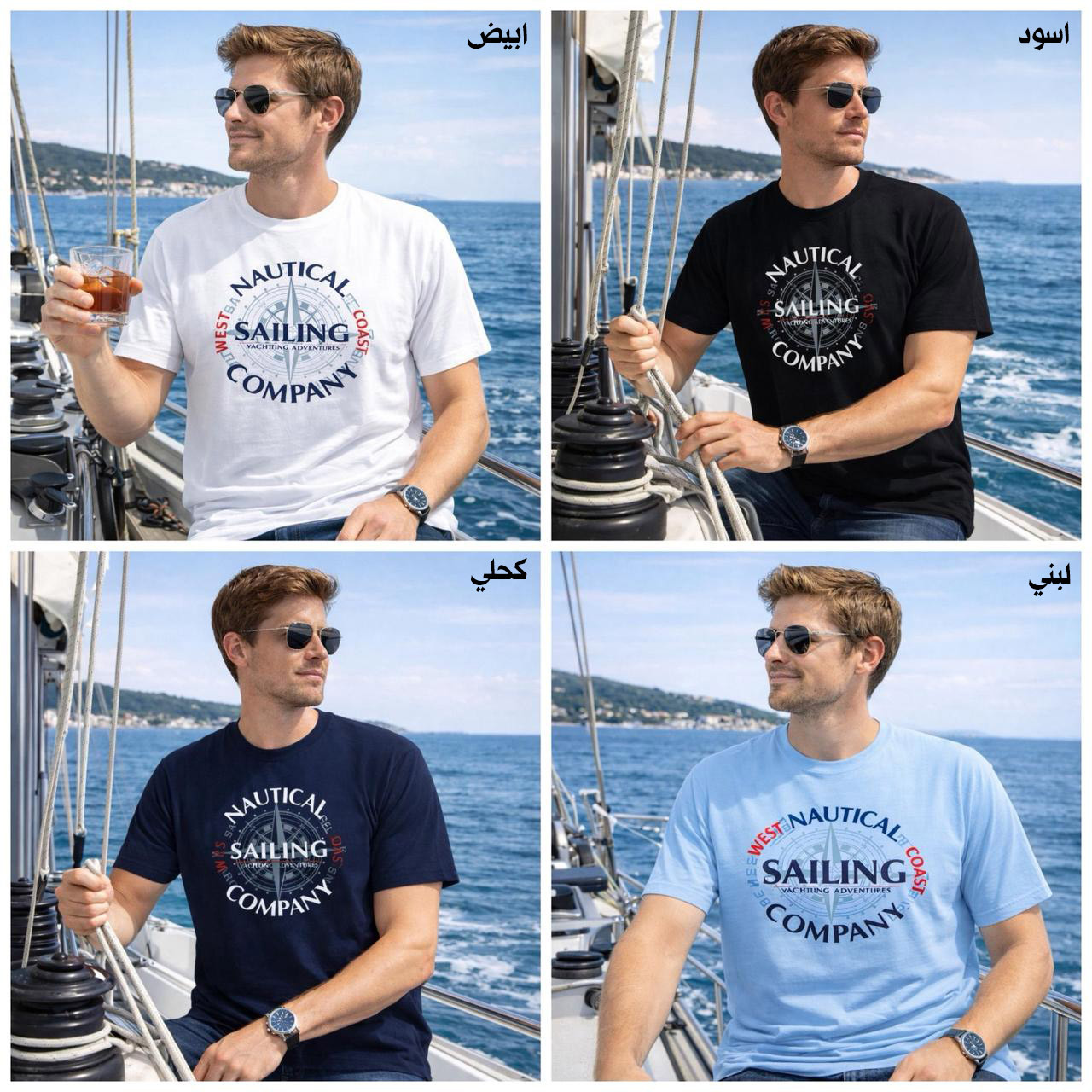 NAUTICAL T-Shirt 1040 (مخزن H14)