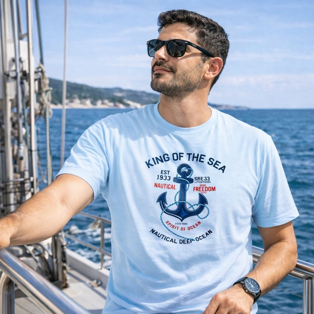 KING OF THE SEA T-Shirt 1041 (مخزن H14)
