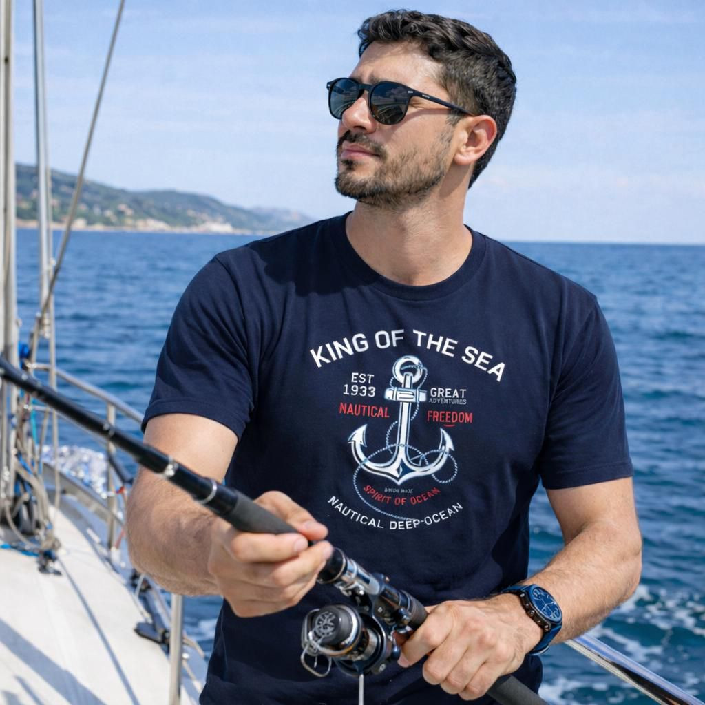 KING OF THE SEA T-Shirt 1041 (مخزن H14)