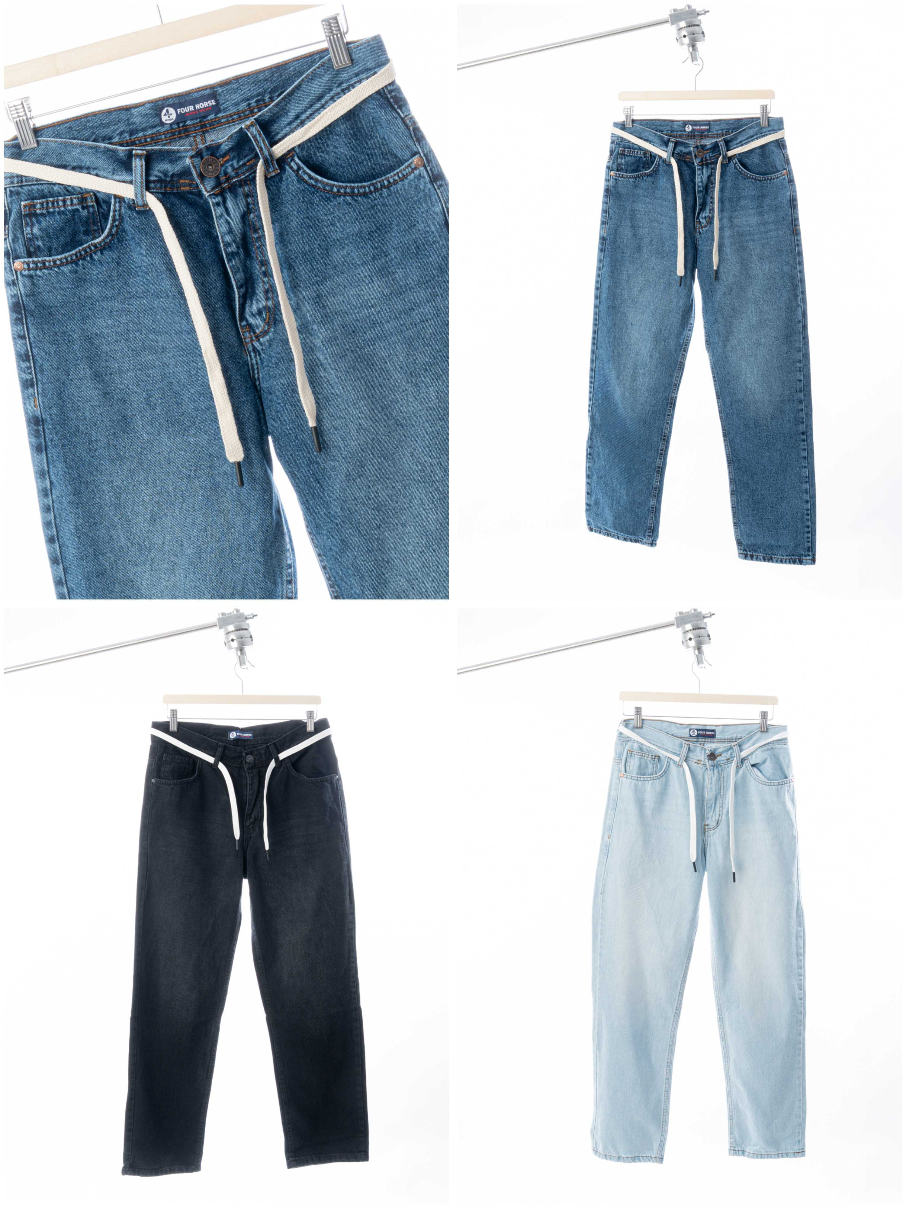 Wide Leg Jeans Ve31 ( مخزن 122 )