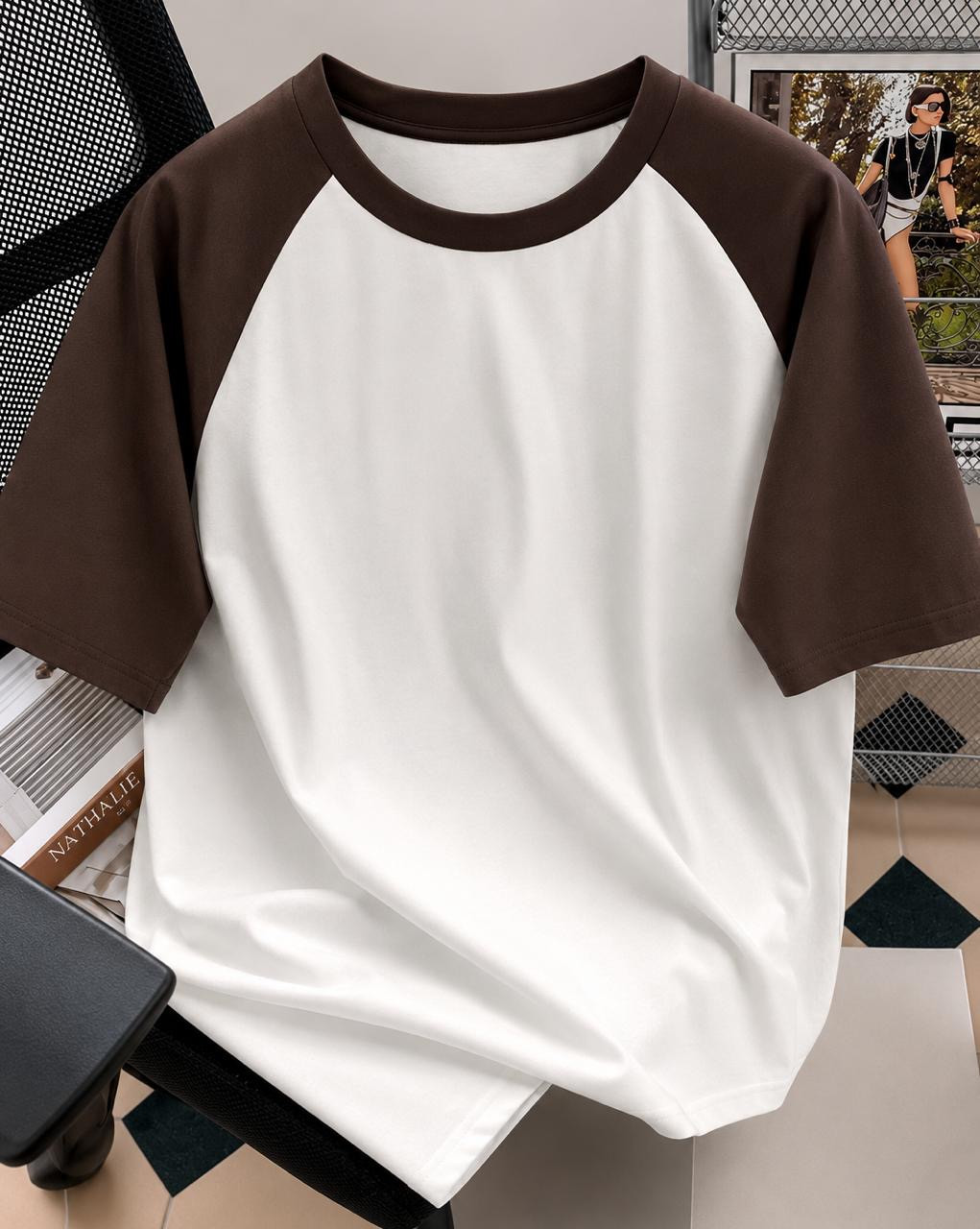 تيشرت بيزك reglan (مخزن110)