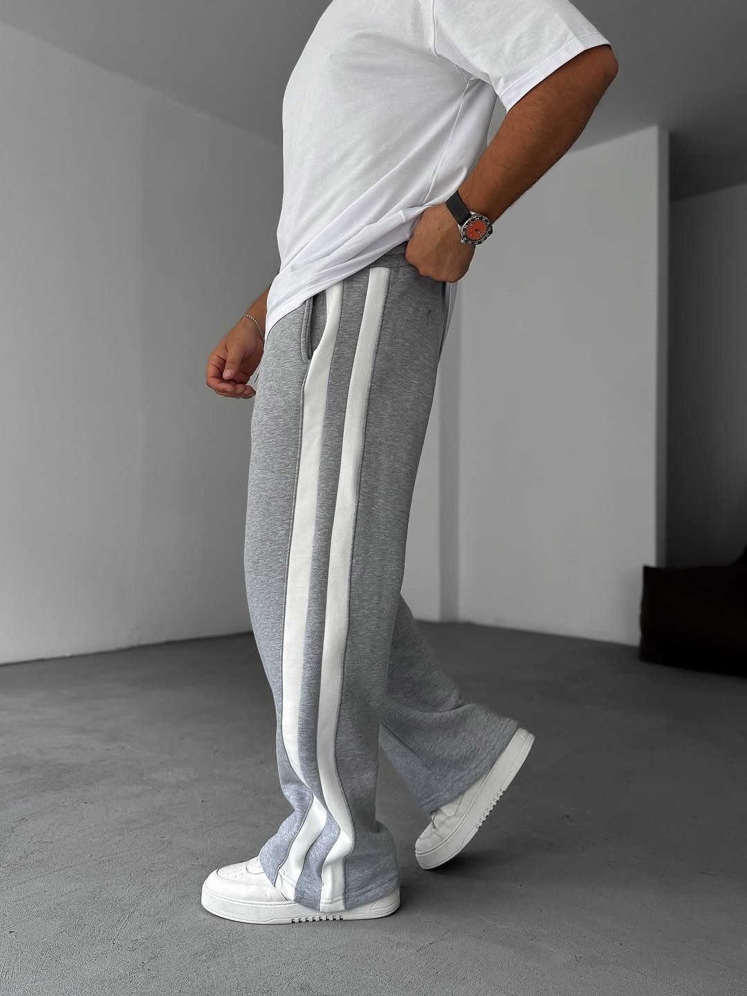 track sweatpants wide leg