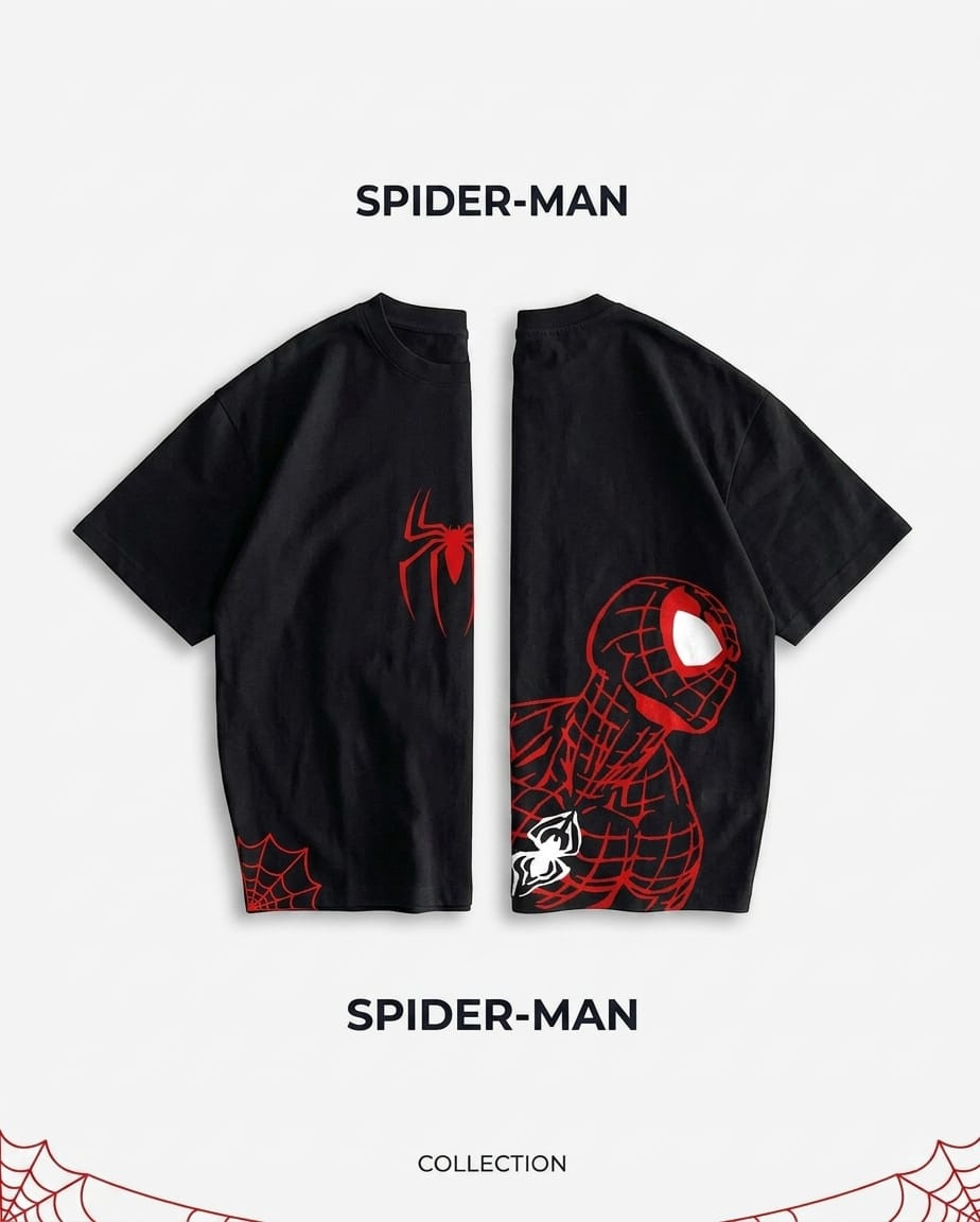 تيشرت انترلوك  SPIDERMAN RED كود Raf6 ( مخزنf19)