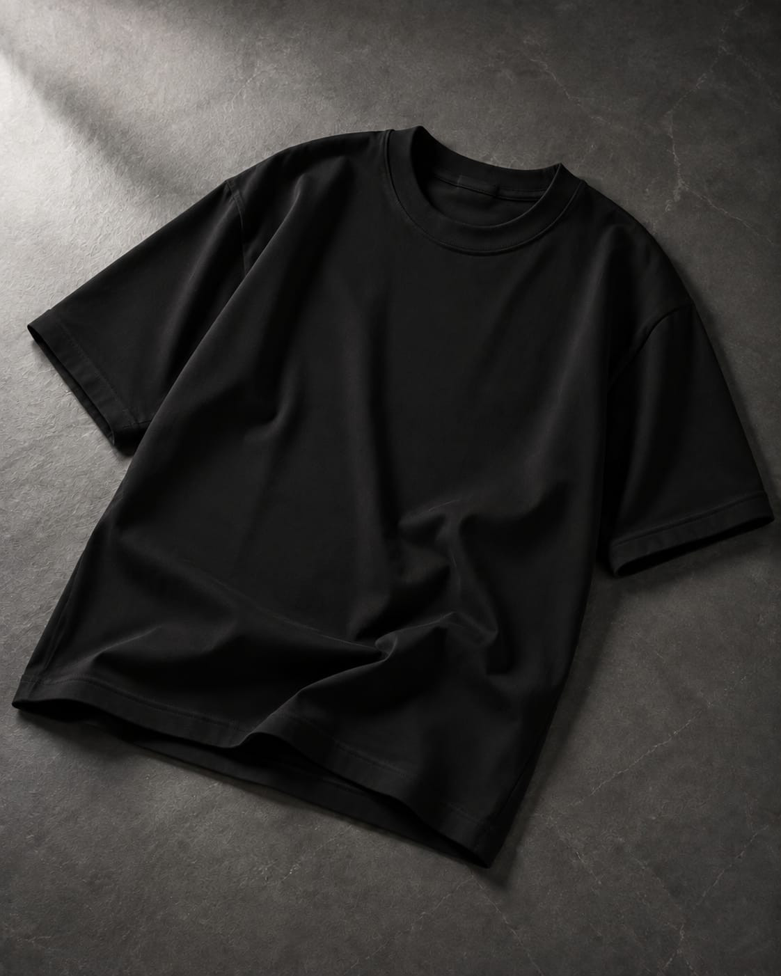 تيشيرت أنترلوك قطن ثقيل Oversized فاخر Unisex